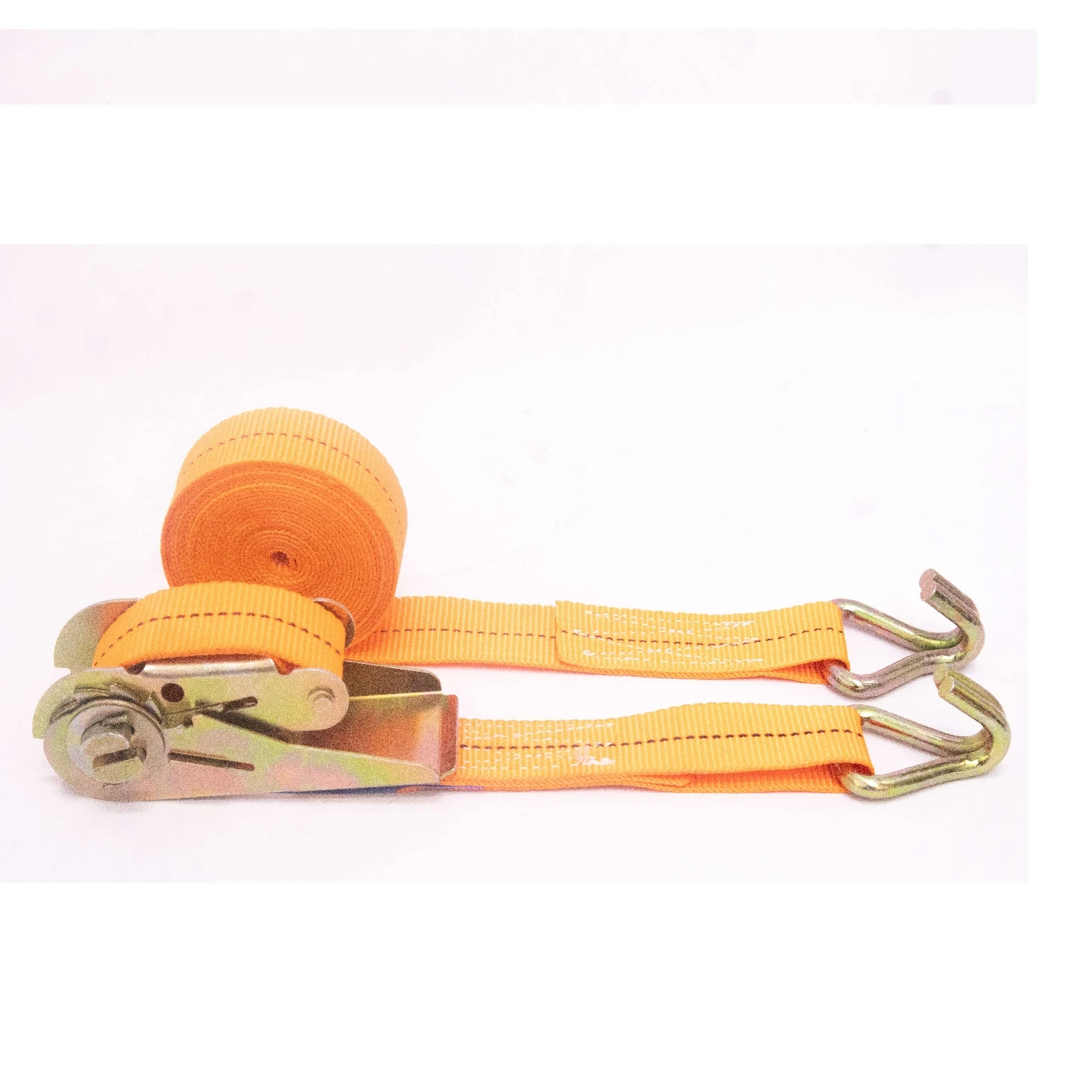 Custom Heavy Duty 3M Polyester Ratchet Tie down Straps with J Hook 25mm Size Lashing Strap Secure Nylon Steel Belt for Tie-Downs