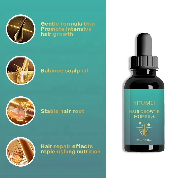 4 In 1 Ginger Ginseng Polygonum Grapeseed Oil Damaged Hair Repair Alopecia Hair Loss Regrowth Growth Treatment Oil