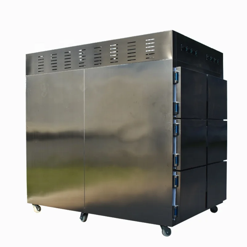 Freezerpalace Factory Price 6 Bodies Mortuary Refrigerator With Imported Compressor Funeral Equipment Supplies
