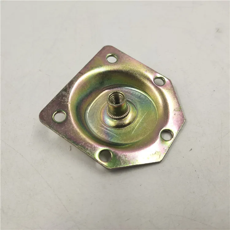 Pinlong Hardware Brackets M8 Nut Metal Mounting Plate For Furniture Legs