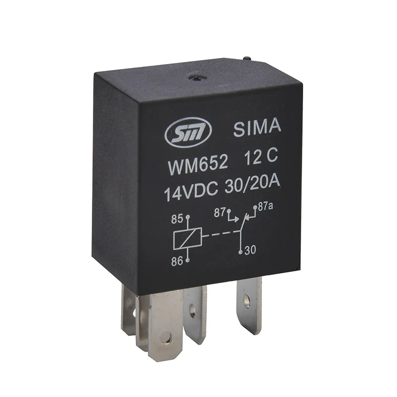 Автомобильные реле 4 pin 5 pin NO/NC 12v 24v автомобильное реле WM652