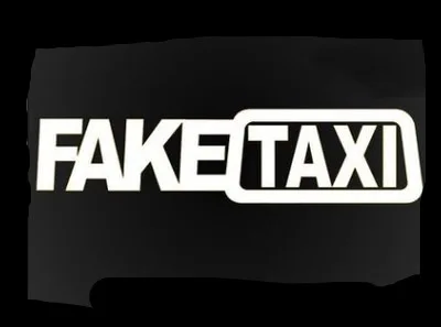 In stock Fakes Taxi Sticker Funny Car Motorcycle JDM Window Sticker Vinyl Decals