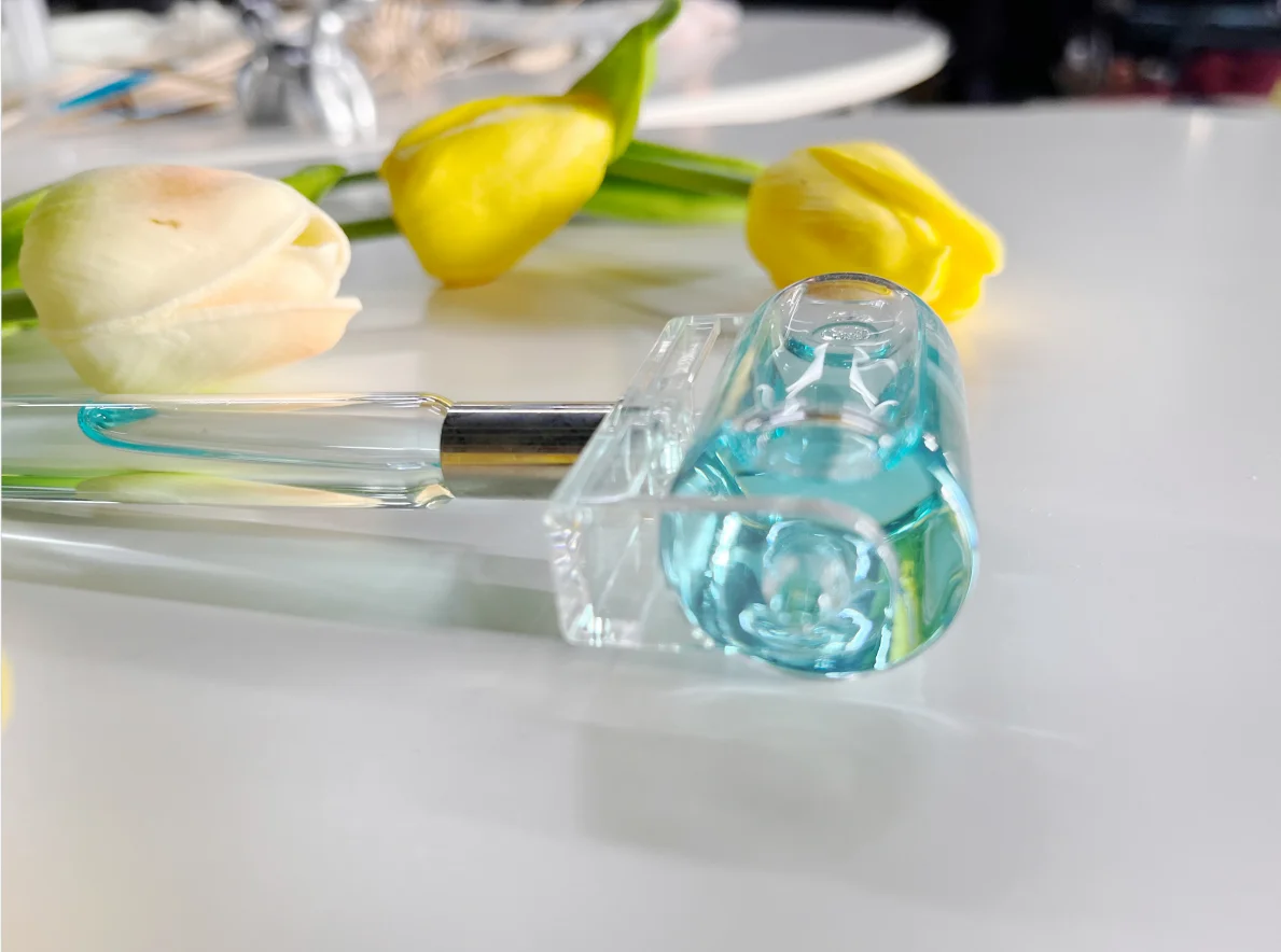 Reusable good price cooling and hot compressing facial massager ice rollers with customized logo