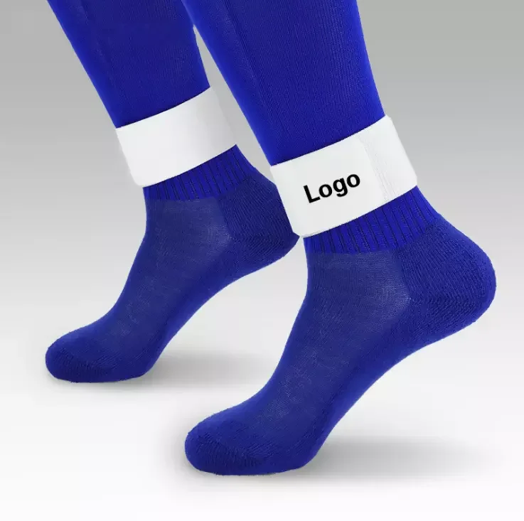 Customize LOGO Compression Strong Elastic Shin Guard Stay Shin Pad Football Shin Guard Straps