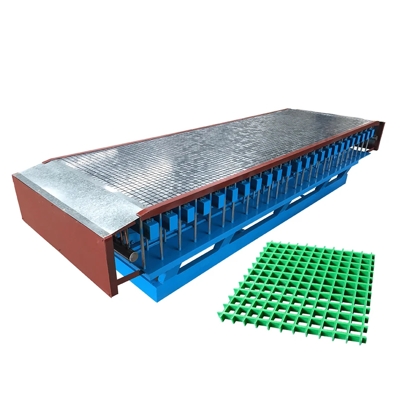 High Performance S45C Steel Customizable Easy Demould Frp Molded Grating Machine