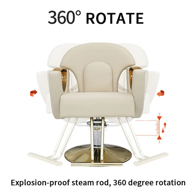 New Style Barber Professional Chair Comfortable Classic Minimalist Salon