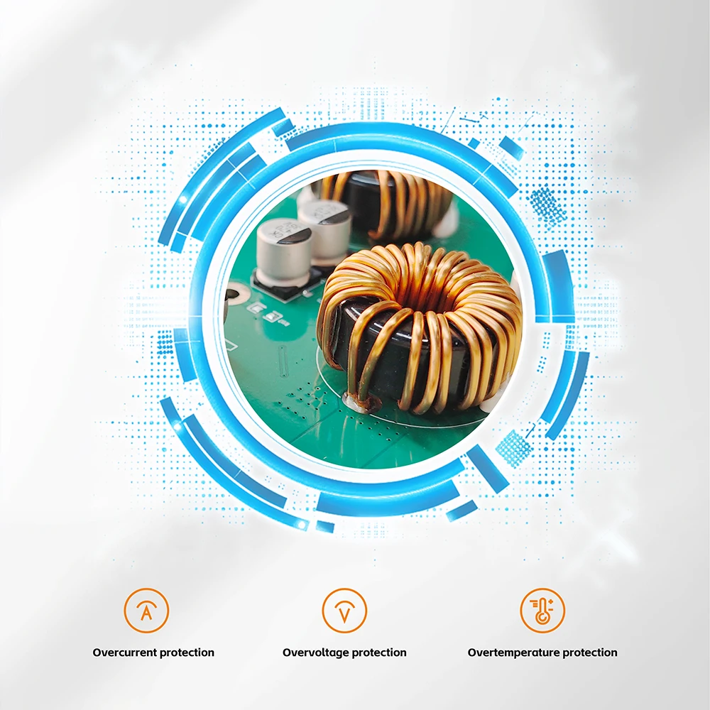 Powrloo Smart Power Generation Sports Controller PWM Auto Frequency Adjustment, Integrated Voltage and Frequency Control