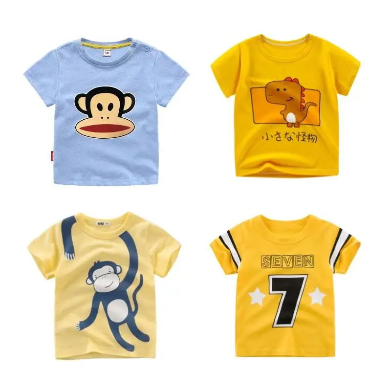 Exclusive Girls T Shirt With High Quality Kids Girls T Shirt With Cartoon Designs 100% Cotton Casual Export Oriented Quality