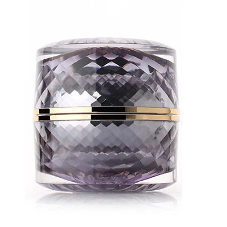 New Product 5G 10G 15G 20G 30G 50G 100G Clear Amber Blue Green Matte Frosted Black Coloured Round Pots Glass Cosmetic Cream Jars