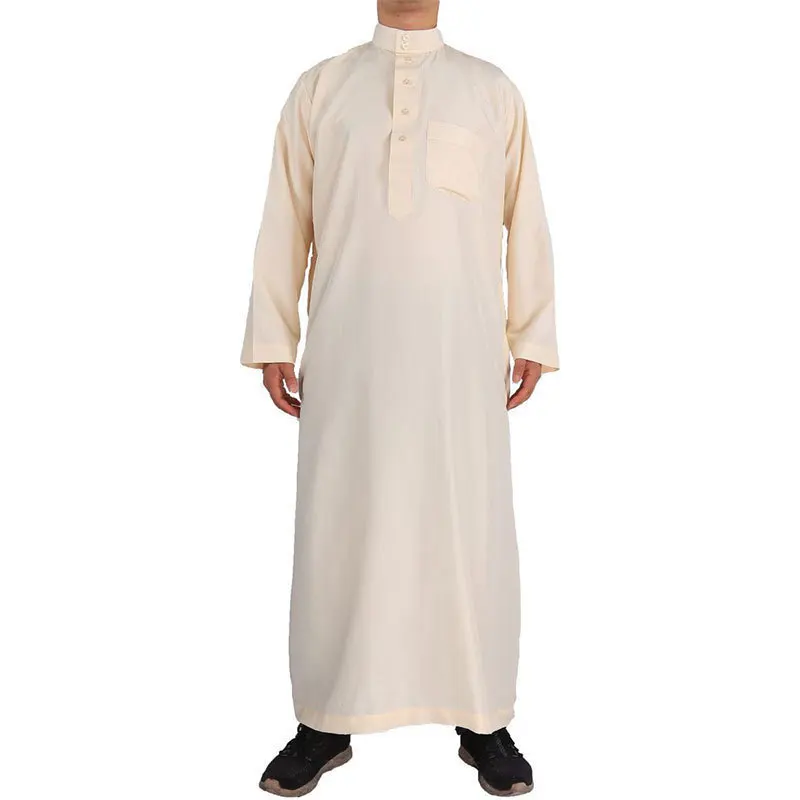 2023 Muslim Man Clothing Islamic Modern Traditional Khamis Arab Islamic Clothing Thobe Dubai Abaya