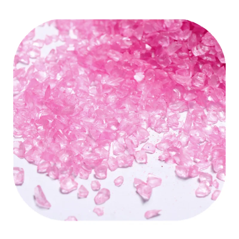 crushed glass for garden and decoration wall glass chunks
