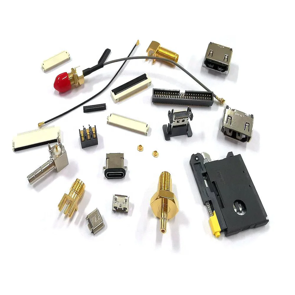 MUP 6PIN SMT type sim card connector pcb solder terminal electrical connector socket for POS GPS BEST sale in Africa Aisa