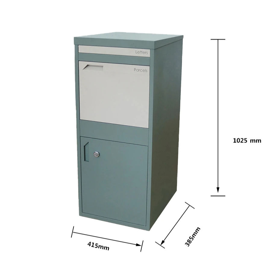 Home Outdoor Metal Package Stainless Steel Large Smart Parcel Delivery Drop Post Mail Letter Box