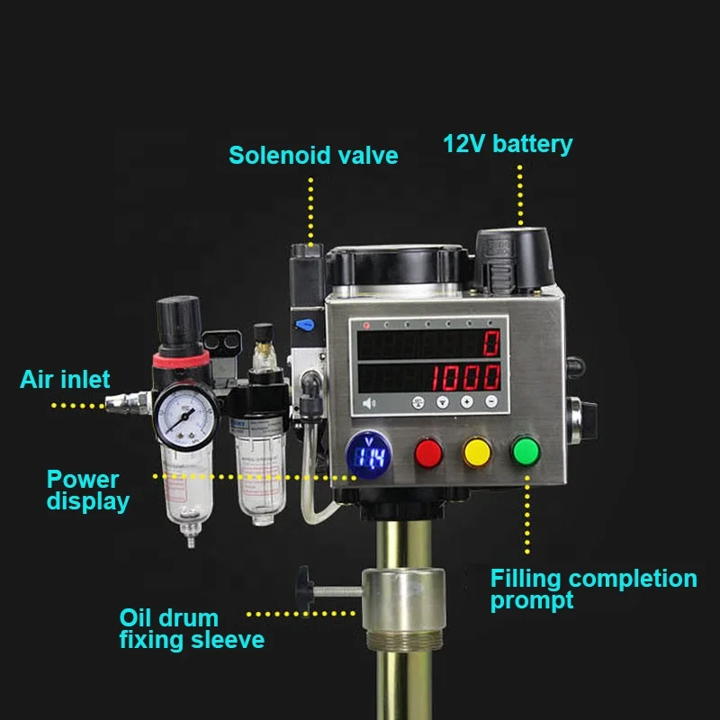 Centralized Oil Supply System for oil hydraulic pumping machine and  lubrticant pneumatic Metering oil Refueling Pump  filling