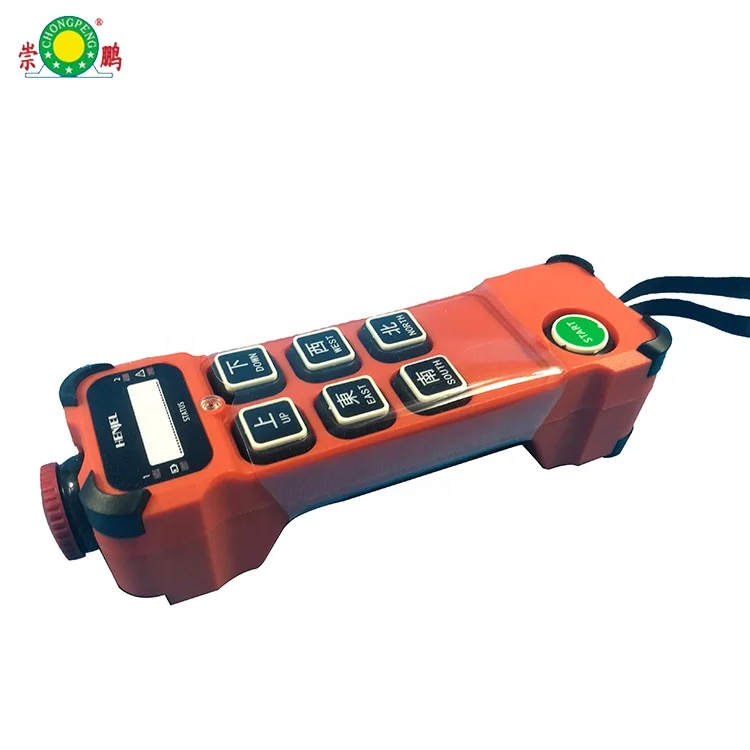 Waterproof Wireless Remote Control for Cranes - All-Weather Use Industrial Radio Transmitter & Receiver
