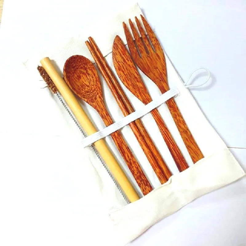Vietnam factory for high quality COCONUT CUTLERY SET/ COCONUT WOODEN KITCHEN TOOLS