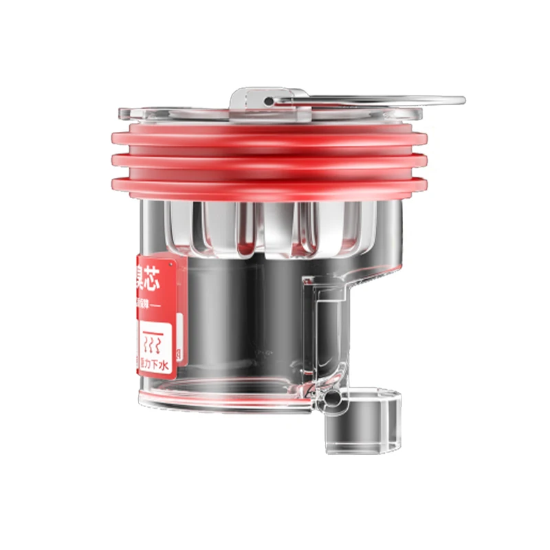 Easy installation plastics floor drain core gravity sealing anti backflow drains strainer element filter