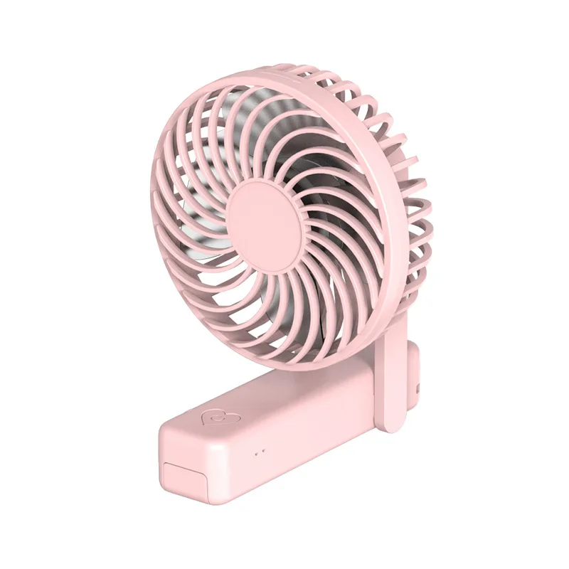2021 Mini Fan Portable Handheld Cooling Fan Summer Gadgets Rechargeable Desktop Foldable USB Cooler Table Fan