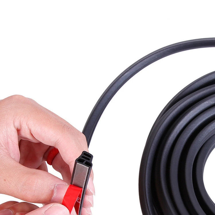 Car Door Rubber Seal Noise Insulation Sealing Rubber Door Weatherstrip Seal For Car