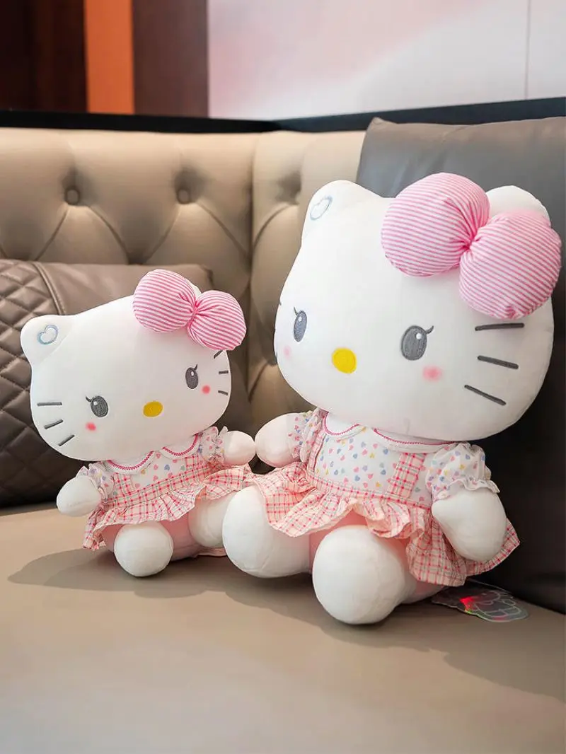 25 см HL мультяшная кукла кот Привет котенок плюшевая игрушка Рождественский белый Плюшевые игрушки KT кошки Пасхальный мягкие куклы