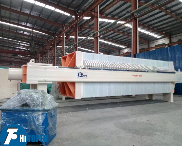 Factory Supply Water Filter Press Used in Feed Processing Plant Wastewater Treatment.