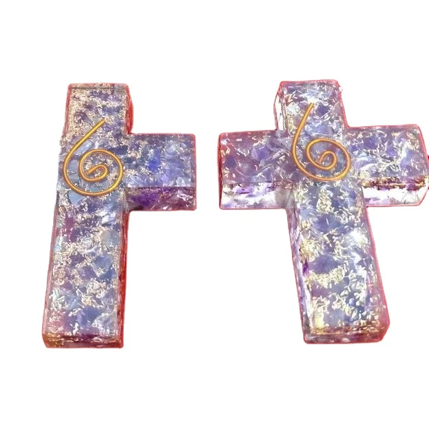 
Оптовая продажа, ожерелья-кресты из агата, оргонита, религиозный оргонит, лечение лазурита 