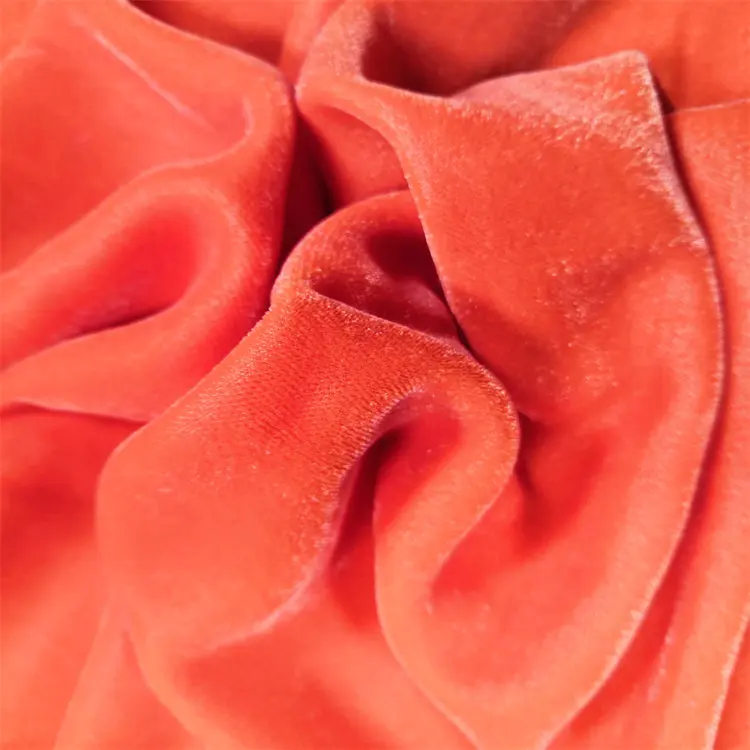 China textile royal blue woven fabric micro velvet 9000