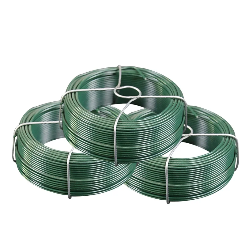 1.2mm small coil pvc coated wire 1kg/roll for binding wire