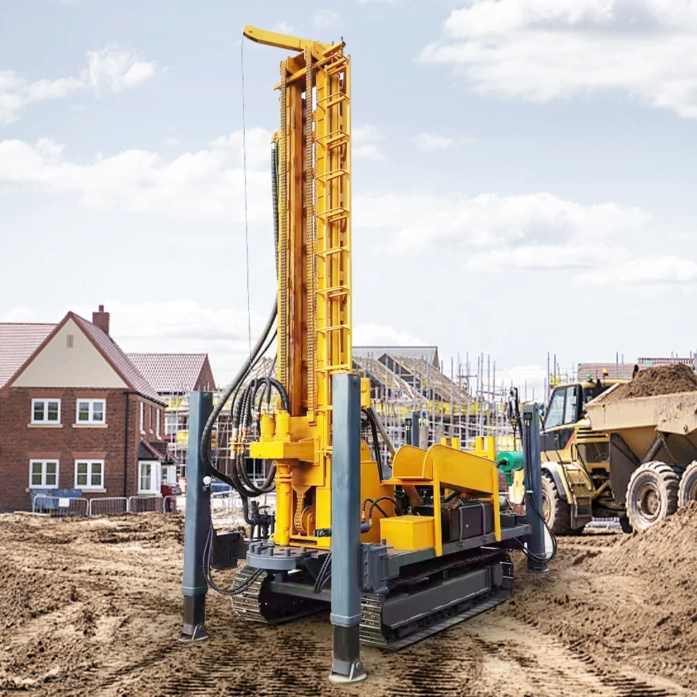 1000meter Water Well Drilling Rig Perforadora De Pozos 1000m Crawler Borehole Drilling Machine