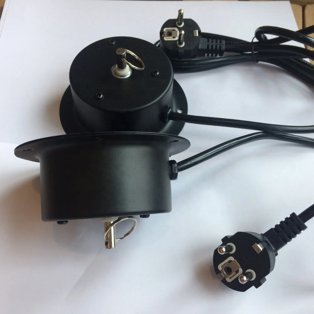 Steel Iron metal casing alternating current AC VERSION Christmas party lights glass disco mirror ball hanging rotating AC MOTOR