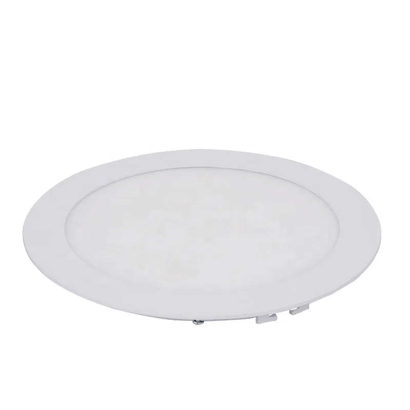Energy Saving IP44  Embedded 5W Ultra Thin Round Led Ceiling Panel Light