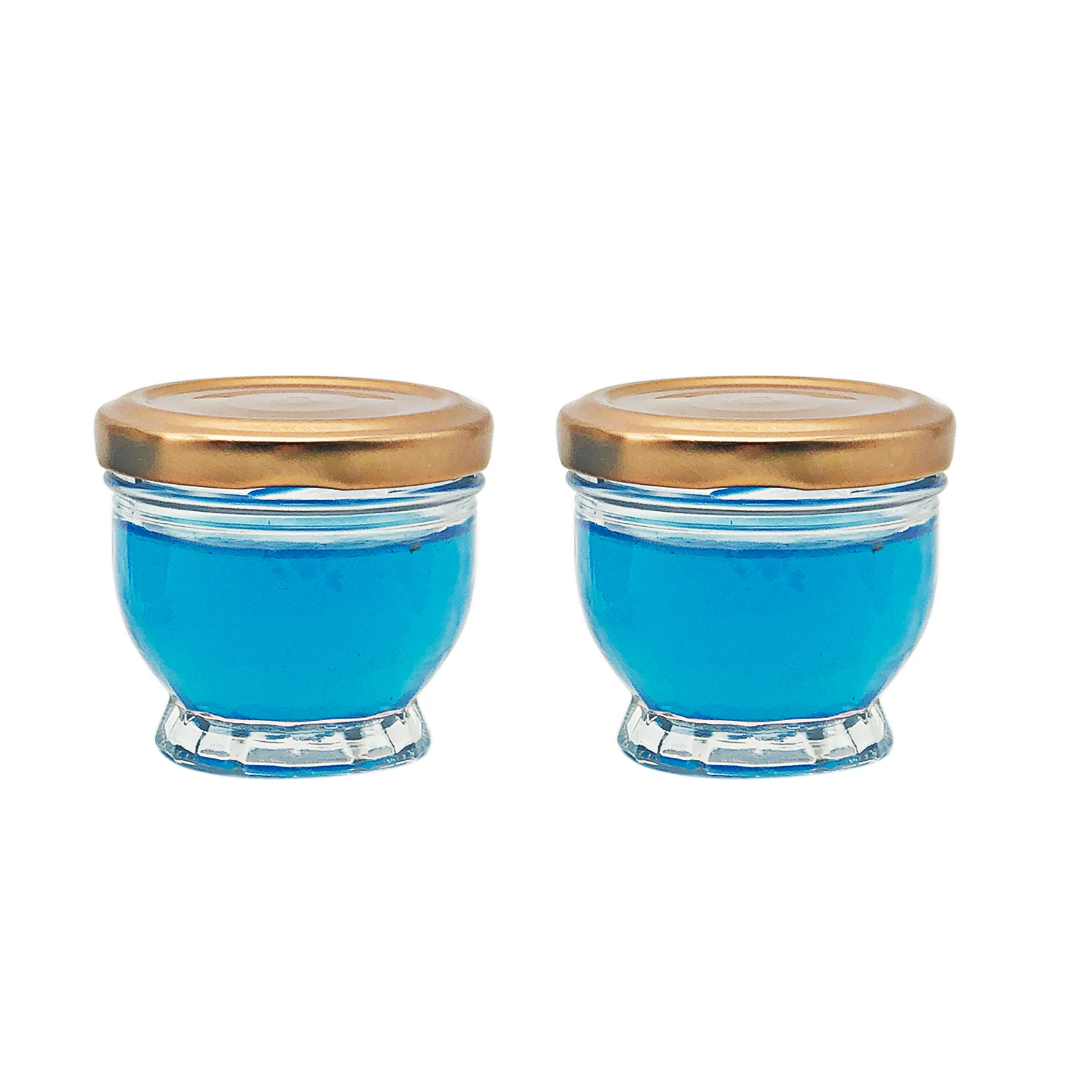Bird Nest Bottle Glass Jam Jar Food Storage Preserve Honey Glass Jar With Metal Screw Lid