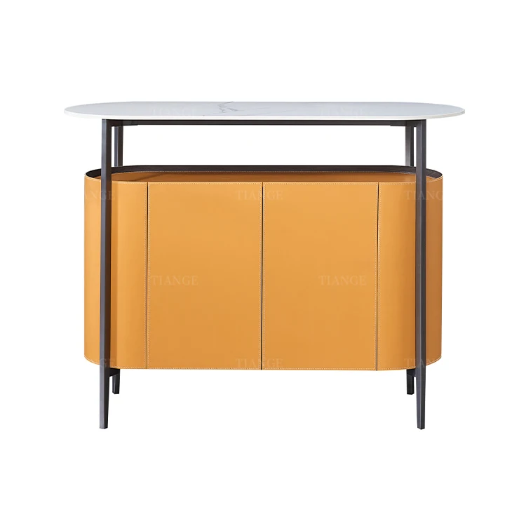 Итальянский дизайн, седло, Кожаный шкаф, буфетный сервант по оптовой цене, шкафы для гостиной