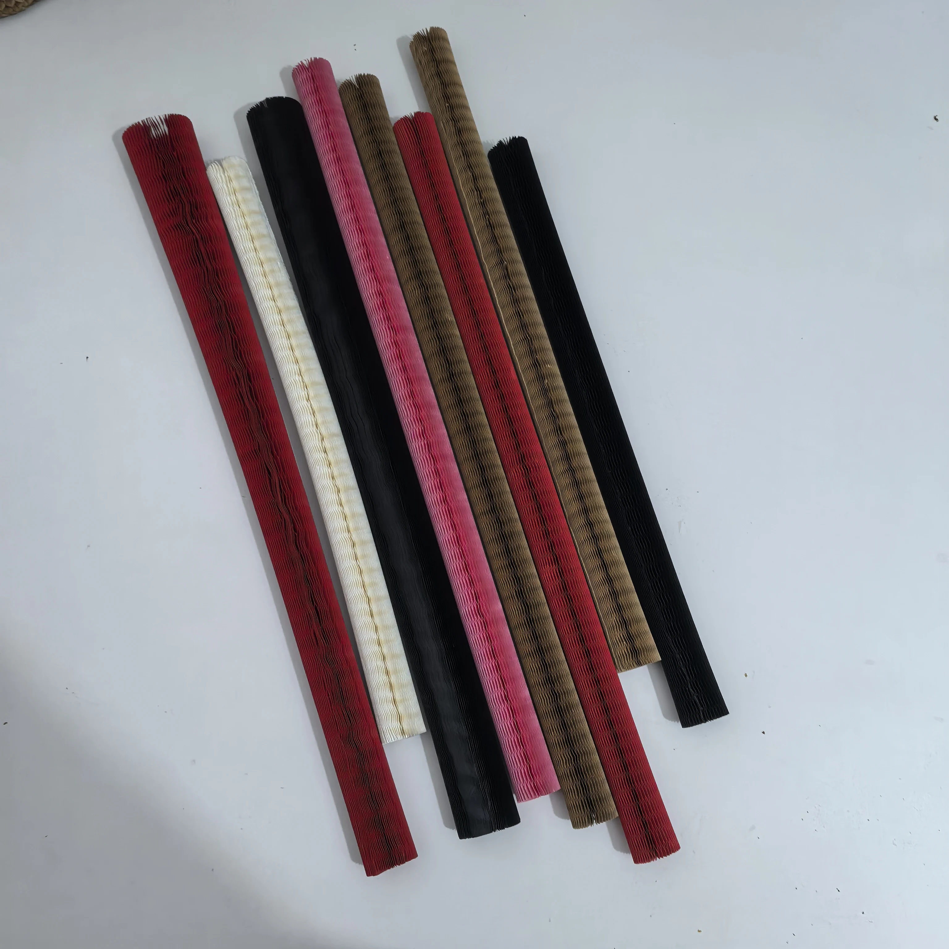 Eco-friendly Biodegradable Recyclable Cylindrical Honeycomb Kraft Wrapping Paper Sleeve For Fragile Goods Wine Bottle