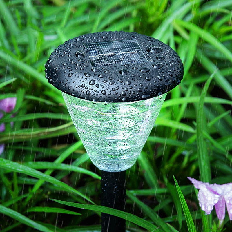 LED Solar Garden Lawn Light Outdoor RGBW Courtyard projection Landscape Light Colorful Ground Lamp For Street Pathway Decorate