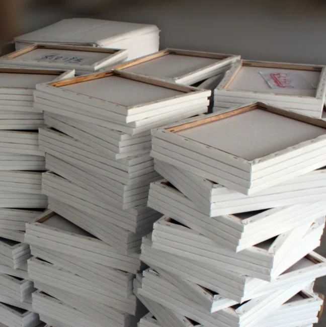 30*40cm 100% Pure Cotton 280g Paint Stretched Linen Canvas Frame with Art Blank