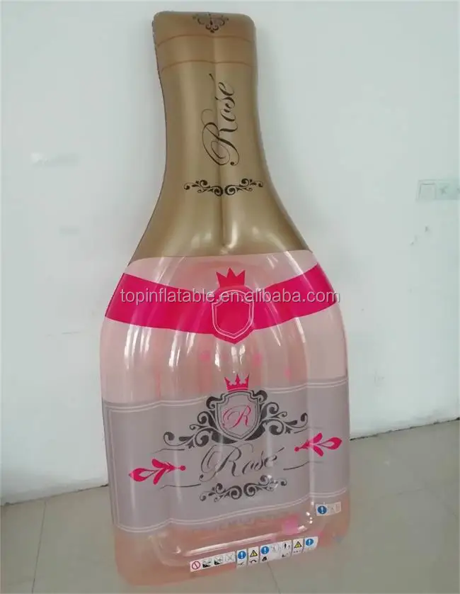 
Beer bottle inflatable air mattress bottle shaped floating lilo mattress 