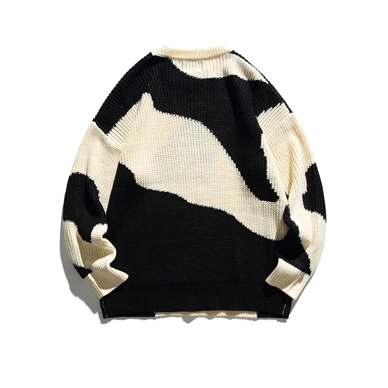 Wholesale  Plus Size  Mens Acrylic Printed Plain Crew Neck  Knit Cashmere Pullover Jumper Sweaters