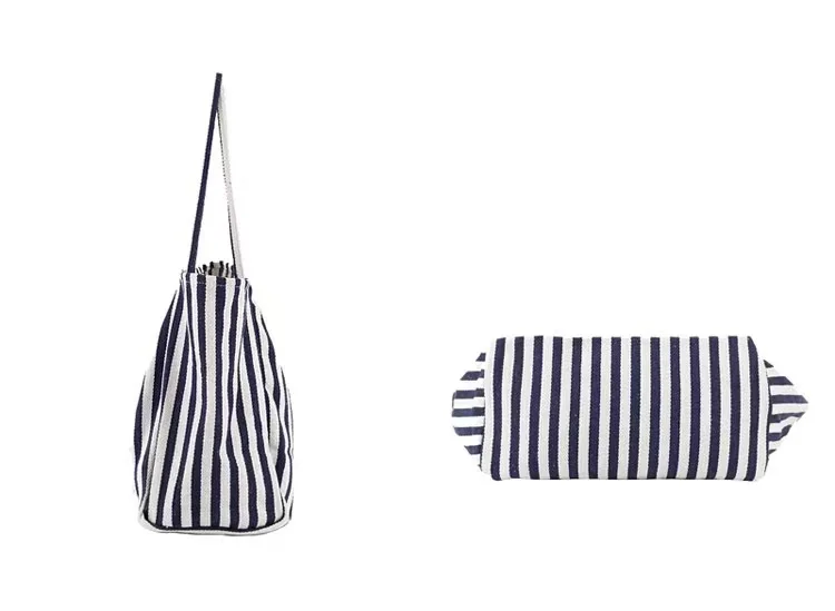 Summer Custom Large Beach Bag, Reusable Wholesale Canvas Tote Beach Bags