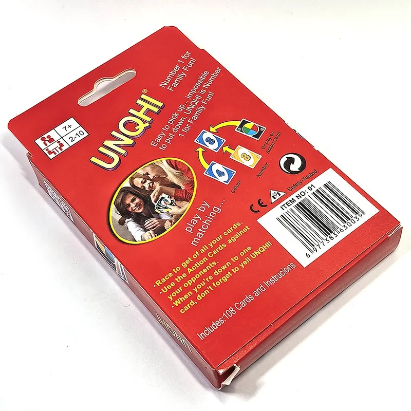 Deskjoy High quality Printed Paper UNQHI Cards Play Poker Card Board Game Card