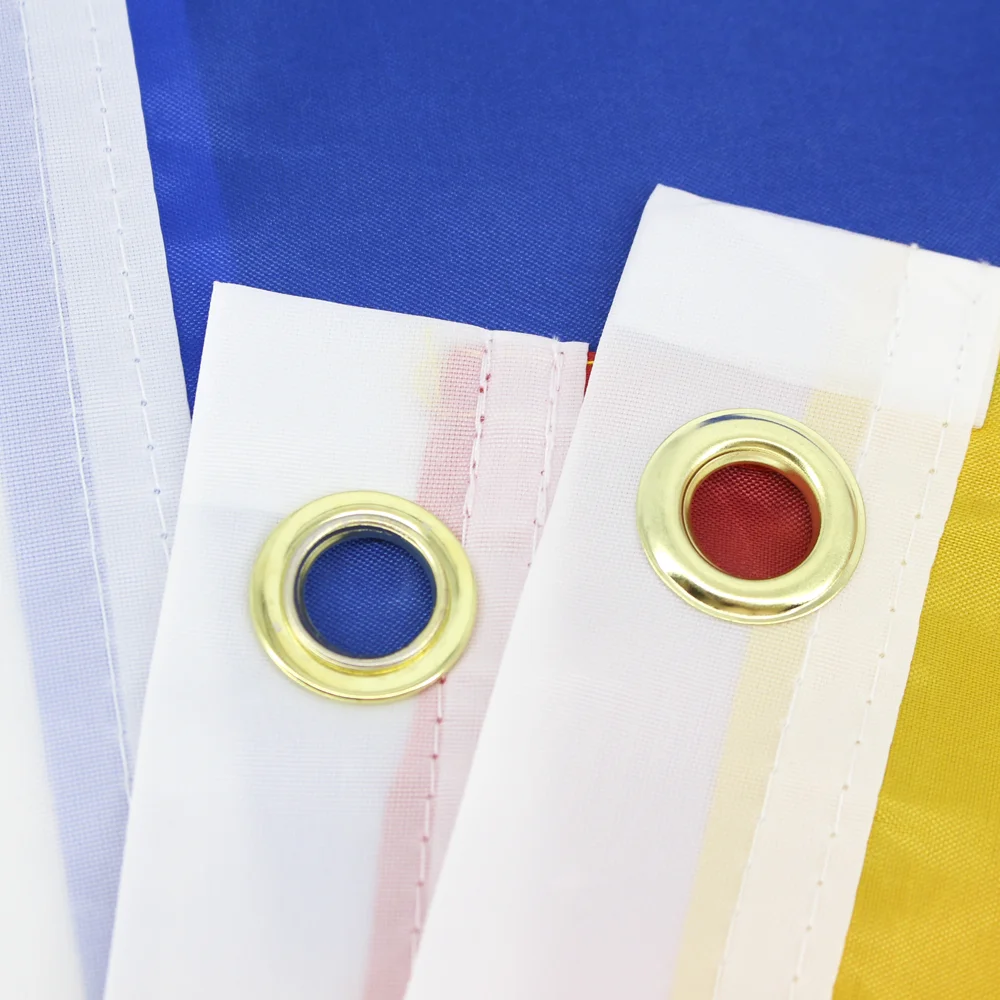 Wholesale 100% Polyester 3x5ft Stock Yellow Blue Red Colombian Colombia Flag