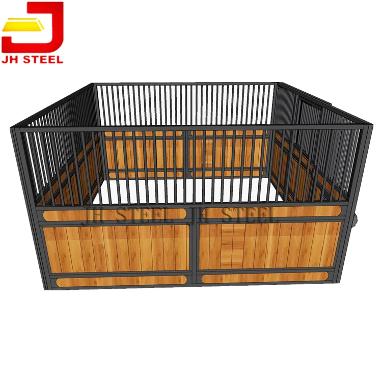 Luxurious Stables Royal Horse Stall Partitions with Feeders
