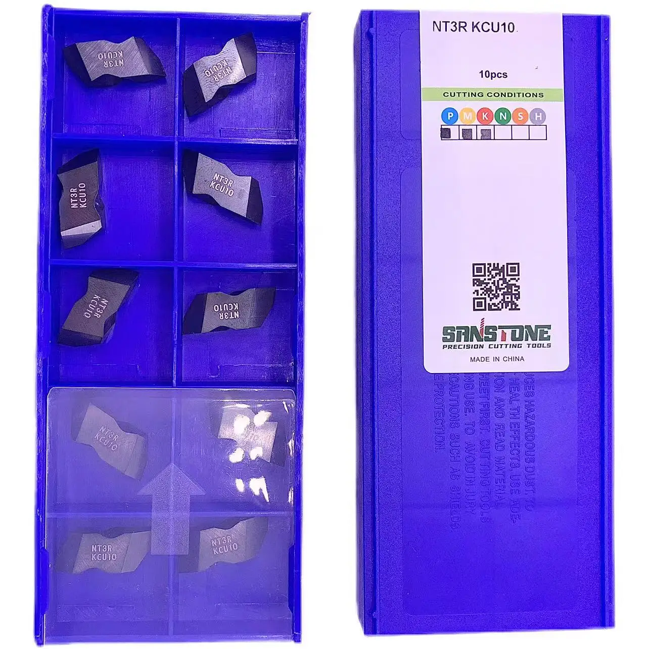 NT3R KCU10 Top Notch Grooving Inserts Carbide Efficient Irregular Parting Insert Turning Tool CNC Machine Milling Cutter