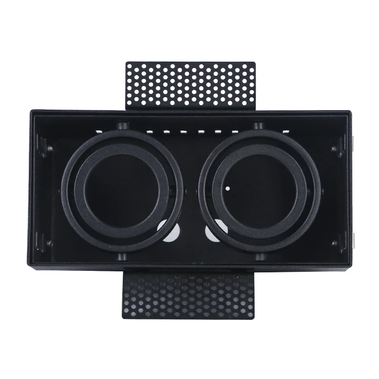 Indoor Ceiling Light Housing GU10 MR16 LED Recessed Trimless Downlight Spotlight Fitting