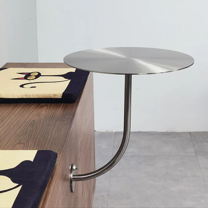 New Item Popular Modern Personality Metal Round Wall Table for Home Furniture North Europe Small Coffee Shop Table