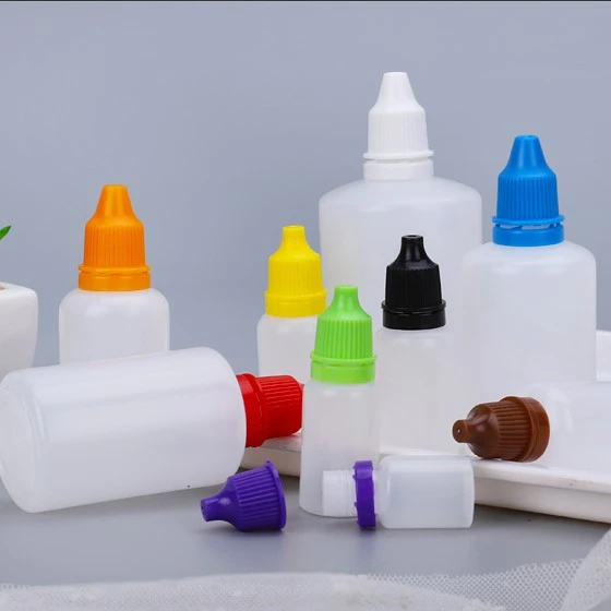 Childproof cap 3ml 5ml 10ml 15ml 20ml 30ml 50ml  ldpe squeeze plastic dropper bottle for eye drops