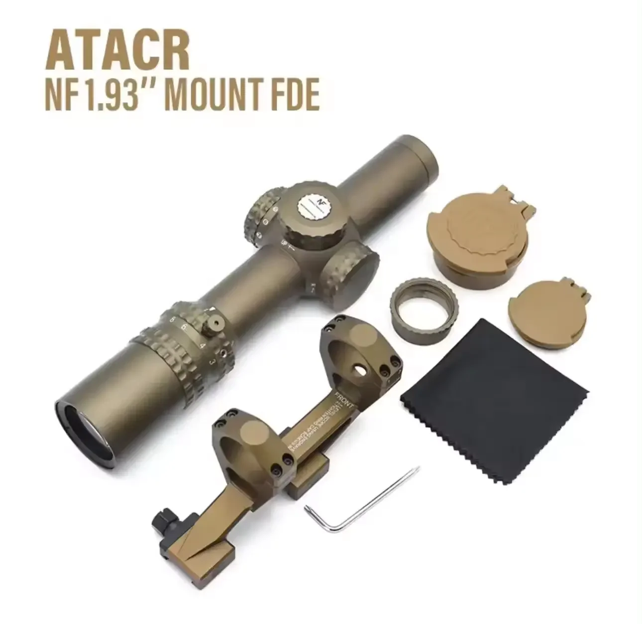 Tactical Optics Night focus Nf Atacr1-8x24ffp Aiming Telescope For Hunting First Focal Plane With Aluminum Base Red Spot Sight