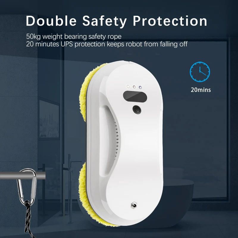 Reliable Cordless Electric Window Cleaner Robot for Cleaning Windows Good Robot Vacuum Window Cleaner