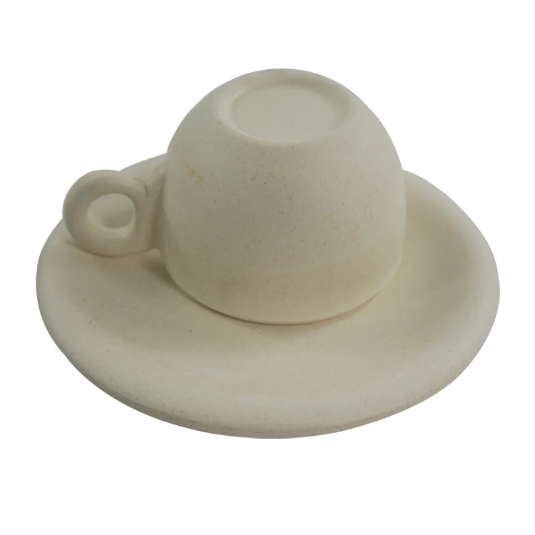  Белый цвет новый дизайн модная кофейная чашка из бамбукового волокна с тарелкой