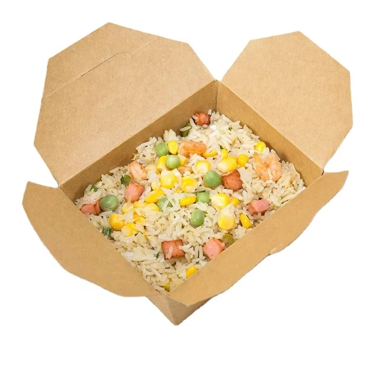 Disposable wholesale paper fast food low cost packaging